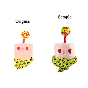 Juguetes de <span class=keywords><strong>peluche</strong></span> de conejo de algodón suave con forma de cono triangular, personalizables, para regalo de cumpleaños para niñas, con peso, venta al por mayor - Product Image 3