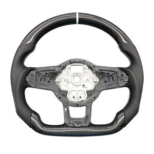 Volante de Fibra de Carbono con Levas de Cambio para vw Cc Polo T5 tiguan Mk2 gti <span class=keywords><strong>F1</strong></span> R Line, Piezas Interiores de Automóvil Directas de Fábrica Personalizadas - Product Image 4