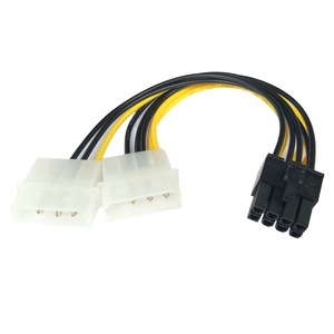 สายไฟ PCIe แบบคู่ 4 พิน ถึง 8 พิน สำหรับการ์ดจอ - Product Image 1