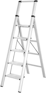 Échelle industrielle robuste sans roues, stable et solide, en aluminium de qualité professionnelle - Product Image 1