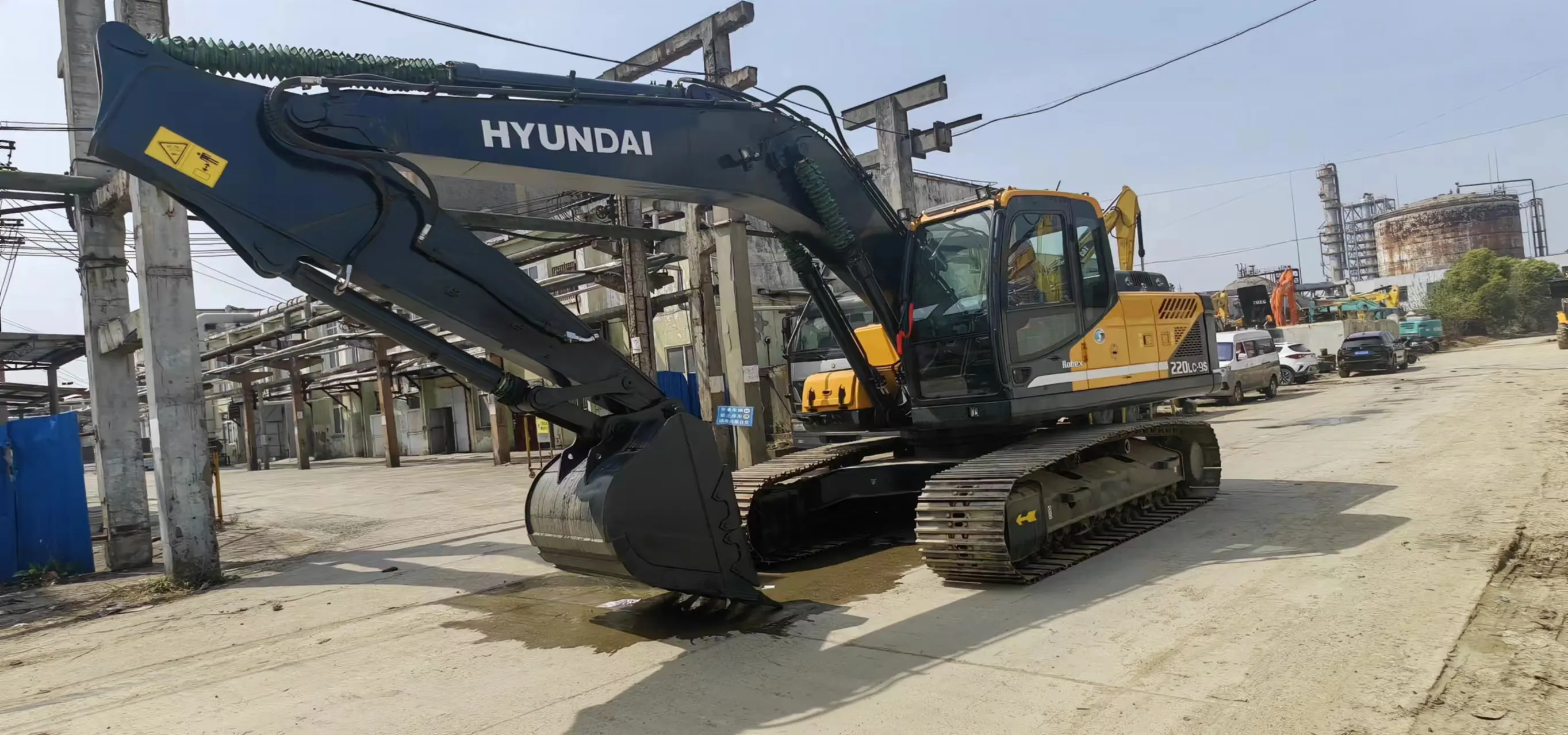 Escavadeiras usadas Hyundai robex 220LC 225LC 305LC 330LC máquina escavadeira de esteira para venda em bom estado