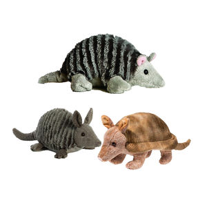 Greenmart - Peluche de armadillo realista personalizado, juguete de peluche gris divertido, recuerdo de viaje al zoológico, regalos para niños - Product Image 1