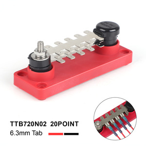 Barra de Distribución de Energía de Grado Marino, Tipo Red Label, de 20 Puntos, de Una Sola Capa, 55A, 48V - Product Image 5