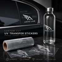 Autocollant de voiture électrostatique personnalisé imperméable en gros, réutilisable, sans colle, pour vitres
