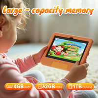 Tablet PC Anak EVA Cover Case 7 Inch IPS 7731E Quad Core 32GB ROM Android Belajar Bermain Game Tablet Anak