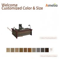 Mesa de Oficina Moderna para Gerente, Escritorio Ejecutivo de Madera, Mesa de Lujo para CEO con Silla, Escritorio de Alta Calidad Personalizado de Fábrica