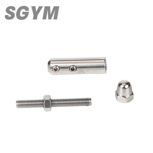<span class=keywords><strong>Morsetto</strong></span> a croce per tendicavo in acciaio inox 316 per ringhiere, raccordo filettato, terminale di tensionamento e ancoraggio - Product Image 5