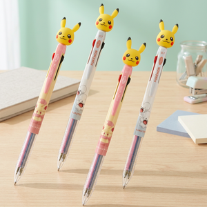 Bolígrafo de 3 colores para figuras de PVC, 0.7mm, 30 unidades, papelería coreana para niños, personaje lindo de anime Pikaed, venta al por mayor para la escuela - Product Image 2