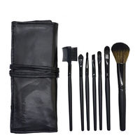 Lot de 7 pinceaux de maquillage pour le visage, nouveau design, haute qualité, poils en nylon, manche en plastique, usage quotidien, pinceau éventail, vente en gros usine, livraison en 3 jours