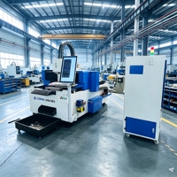 Machine de découpe laser industrielle pour métaux, découpeuse à fibre CNC pour le traitement de plaques d'acier lourdes, fabrication de haute précision