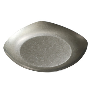 Retro Distressed Japanese Style 304 Stainless Steel Square Dish Set Stackable Condiment Plate For Hotel Barbecue Kimchi - Product Image 5