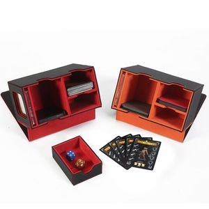 Boîte de rangement pour <span class=keywords><strong>cartes</strong></span> de jeu en cuir PU imperméable et léger, grande capacité, pour <span class=keywords><strong>cartes</strong></span> <span class=keywords><strong>Pokémon</strong></span> et jeux de société, vente en gros transfrontalière - Product Image 3