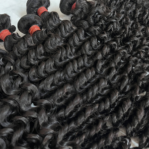 Bán buôn Chất lượng cao Trinh Nữ tóc con người bó với ren đóng cửa phía trước 100% thật tóc con người mở rộng Nhà cung cấp mua với số lượng lớn - Product Image 5