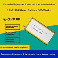 Baterai Lithium Polymer 1260110 10000 MAh Pengganti Baterai Power Bank