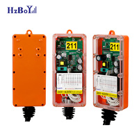 Remote Kontrol Nirkabel Crane Kecepatan Tunggal F23-C+8 Tombol, Remote Kontrol Industri