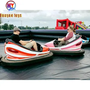 Gran pista de carreras barata, coche de parachoques inflable para niños, pista de carreras inflable