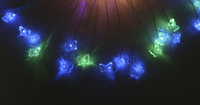 Projecteur LED coloré arc-en-ciel, lampe feu d'artifice avec télécommande, projecteur de lumière pour TABLE