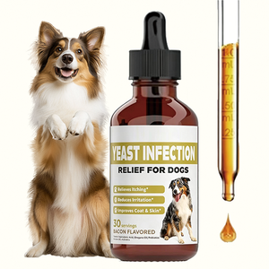 <span class=keywords><strong>Gotas</strong></span> Líquidas para el Alivio de Infecciones por Hongos en Perros, con Sabor Irresistible a Tocino, Apoyo Antifúngico, Marca OEM - Product Image 6