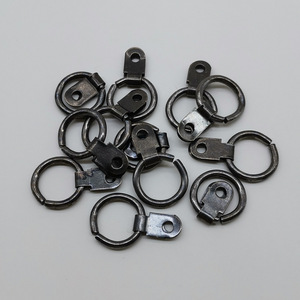 Eye Slip <b>Hook</b> Brass Hardware Accessories Triangular Frame Hanging Circle Picture Frame Mounting <b>Hooks</b> Screws Back Panel - Product Image 3