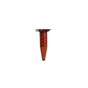 Tubes de centrifugation en plastique brun 0,5 ml 1,5 ml 2 ml à fond pointu, avec bouchon, gradués, pour usage en laboratoire - Product Image 1