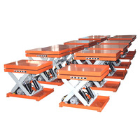 Table élévatrice rotative à ciseaux avec rotation à 360° °   Plateau tournant pour poste de travail multi-angles, capacité de charge de 800 kg