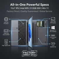 Ordinateur portable pas cher, ordinateur portable Intel N95, portable, pour le bureau, les étudiants, l'éducation, vente en gros, neuf, OEM, ODM, usine