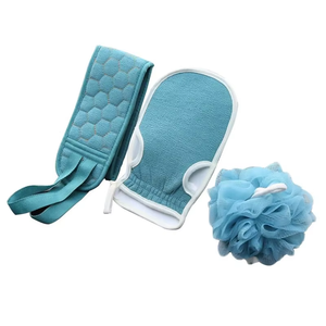 3Pcs Body Cleaning Washcloth Soft <b>Brush</b> Home Hotel Bathroom Shower Ball <b>Back</b> Scrubber Set Exfoliating Skin Towel <b>Bath</b> Gloves - Product Image 1