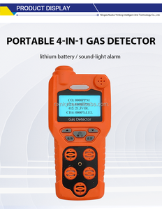 휴대용 LCD 엔두라 AZ30 <span class=keywords><strong>Abb</strong></span> 산소 분석기 다중 가스 측정기 가연성 가스 누출 감지기 H2S CO O2 LEL 디지털 감지기 - Product Image 2