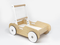 Trotteur en bois pour bébé chariot poussette trotteurs pour bébé avec roues