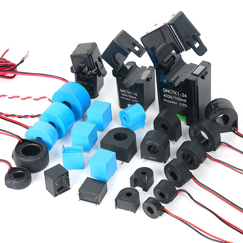 CE ROHS Micro Current Transformer Toroidal CT Price QNCT03L 50A/25mA 100A/50mA 100A/20mA Ring Type Current Sensor Manufacturer