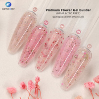 HEMA & TPO GRATUIT Platine Fleur Gel Constructeur à Faible Chaleur Constructeur d'Ongles Fleur Sèche Couleur Ongles Gel D'extension Uv Gel Dur Logo Personnalisé