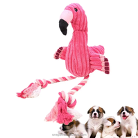 Pet Bite Sounding Peluche Jouet Animal Populaire Chien Flamingo Chien Jouet