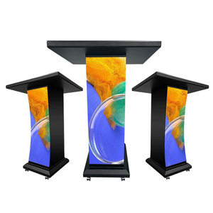 Pantalla LED para Podio Interior a Todo Color P1.86, 600x500x1250mm, <span class=keywords><strong>Atril</strong></span> Digital con Módulo LED GOB Flexible para Conferencias y Salas de Lectura - Product Image 1