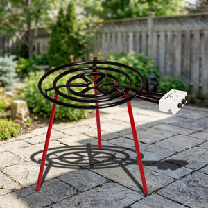 Poêle à paella professionnelle au gaz butane 90-p (piétements inclus) - Product Image 2