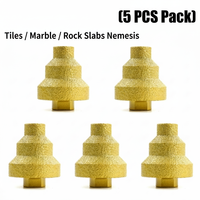 Foret diamanté à pas variable M10 brasé sur mesure, foret diamanté pagode brasé dentelé pour carreaux de céramique et granit – Approvisionnement direct usine