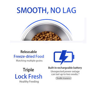 4L Tuya Smart Dog Cat Pet Feeder Otomatis Wifi Kontrol Jarak Jauh Aplikasi Seluler Ramah Lingkungan Mangkuk Bahan Plastik - Product Image 5