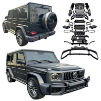 Kit carrosserie pour Mercedes Benz Classe G W463 2002-2018 Facelift W465 2025 Style G63 Pare-chocs avant et arrière avec capot de phare et feux arrière