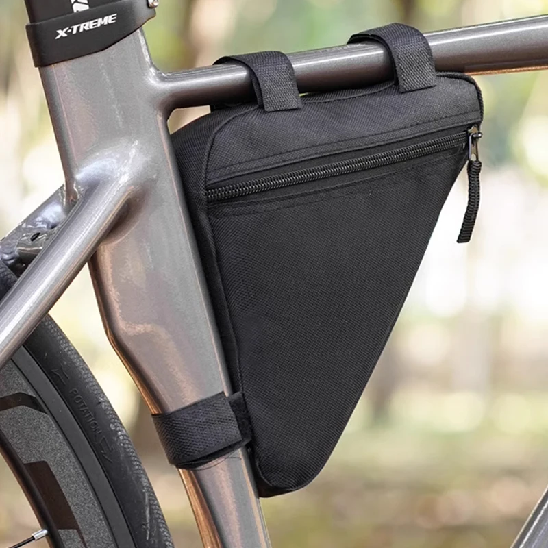 Waterproof Triangle Cycling Bicycle Frame Bag Front Tube Mountain Bike Frame Holder Saddle Bag