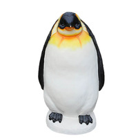 Figuras de Animales Hechas a Mano en Fibra de Vidrio, Escultura de Pingüino, Adorno de Jardín para Exteriores, Estatuas Decorativas para Interiores, Estatua Creativa de Pingüino