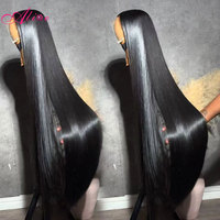Perruque en cheveux indiens bruts 13x6 avec dentelle HD, cuticules alignées, 100% sans colle, perruques frontales complètes 13x4 en cheveux humains pour femmes
