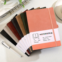 Carnet de notes ligné personnalisé A5, 100 pages lignées, couverture rigide en cuir, journal intime