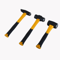Vente en gros Outil à main de frappe en fibre de verre Outils à main de construction forgés marteau de camping