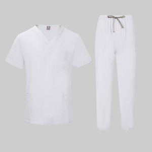 Đồng phục y tá cho nam giới phụ nữ Spandex tay rửa Áo choàng cho phòng điều hành phòng khám Nha khoa dài ngắn tay cô lập quần áo - Product Image 1