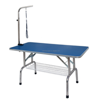 Table de toilettage professionnelle pour animaux de compagnie avec laisses et pince pour chiens de petite, moyenne et grande taille