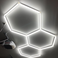 HanYin Economie d'énergie LED Hexagon Honeycomb Detailing Lights pour station de lavage de voiture et garage de stationnement