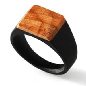 Anillo de Dedo de Resina de Madera de Alta Calidad, Anillo de Dedo de Diseño Elegante para Uso Casual y de Fiesta, Disponible al Mejor Precio del Mercado - Product Image 3