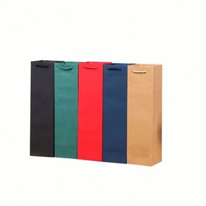 Good Selling Eco-Friendly Recyclable New Design Excellent Custom Printed <b>Paper</b> Bags for <b>Red</b> Wine - Product Image 5