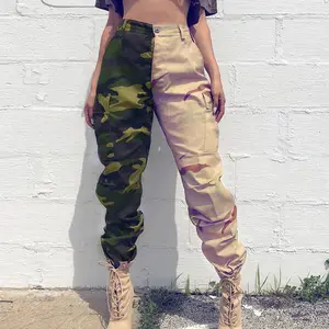 Casual Dames Broek Camouflage Gedrukt Lange Vrouwen Cargo Broek