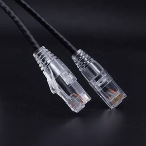 Tốt nhất linh hoạt mỏng UTP <span class=keywords><strong>Cat6</strong></span> 28AWG Orange Ethernet mạng vá Dây Cáp Thông tin liên lạc Cáp - Product Image 5