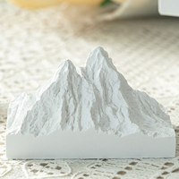 Diffuseur d'huiles essentielles rechargeable en forme de montagne enneigée des Alpes pour la décoration moderne de la maison